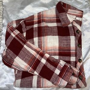 RUSTY RED COMBO FLANNEL